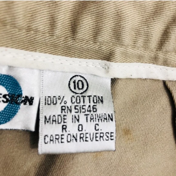 Paul Harris Design Cropped Tan Khaki Chino Style Pants Women Size 10 - Picture 4 of 7